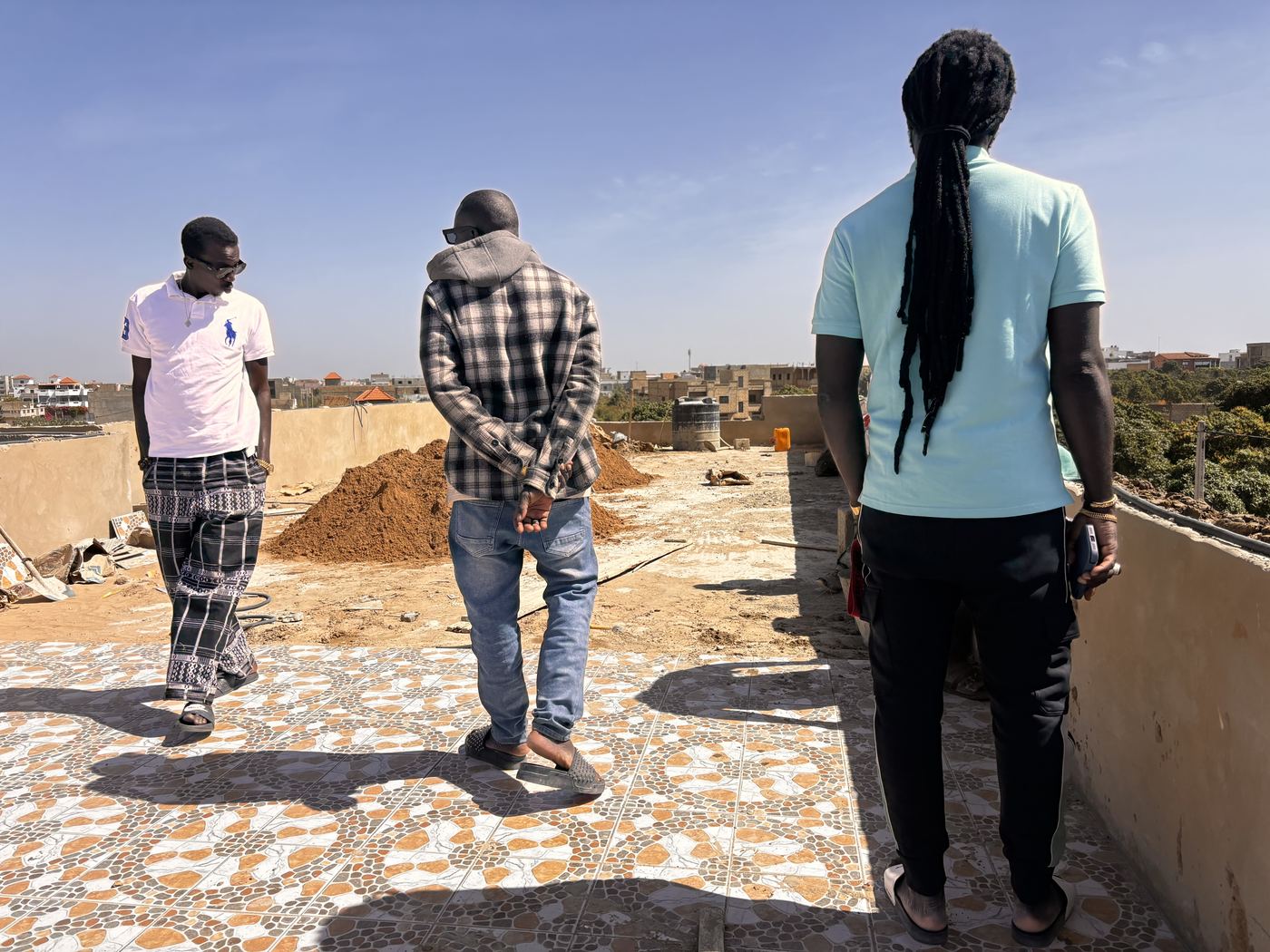 Teranga Art Village, construction progress on site