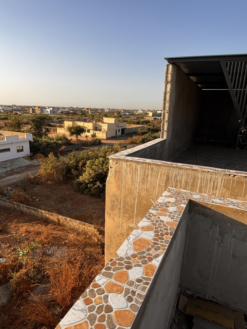 Teranga Art Village, construction progress on site